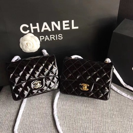 Replica Chanel Classic Flap mini Bag Original Leather A1115 Black HY3140rH96