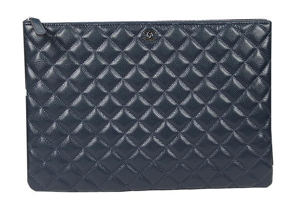 Replica Chanel Clutch Bag Original Cannage Pattern Leather A69254 A69253 Royal HY13411cK54