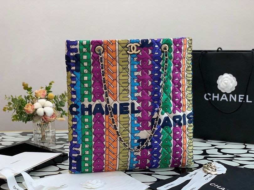 Replica Chanel Colored letters Shopping bag 2896 HY3334Jw87
