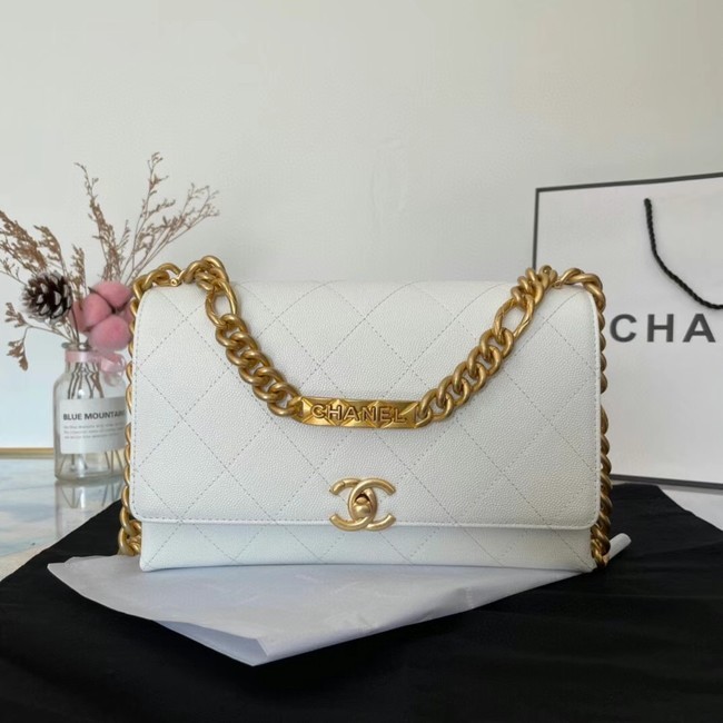 Replica Chanel Flap Shoulder Bag Original leather AS2764 white HY7608EO56