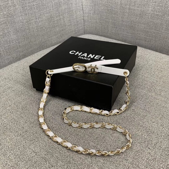 Replica Chanel Original Calf Leather 2.0CM 3600 white HY7942XB19