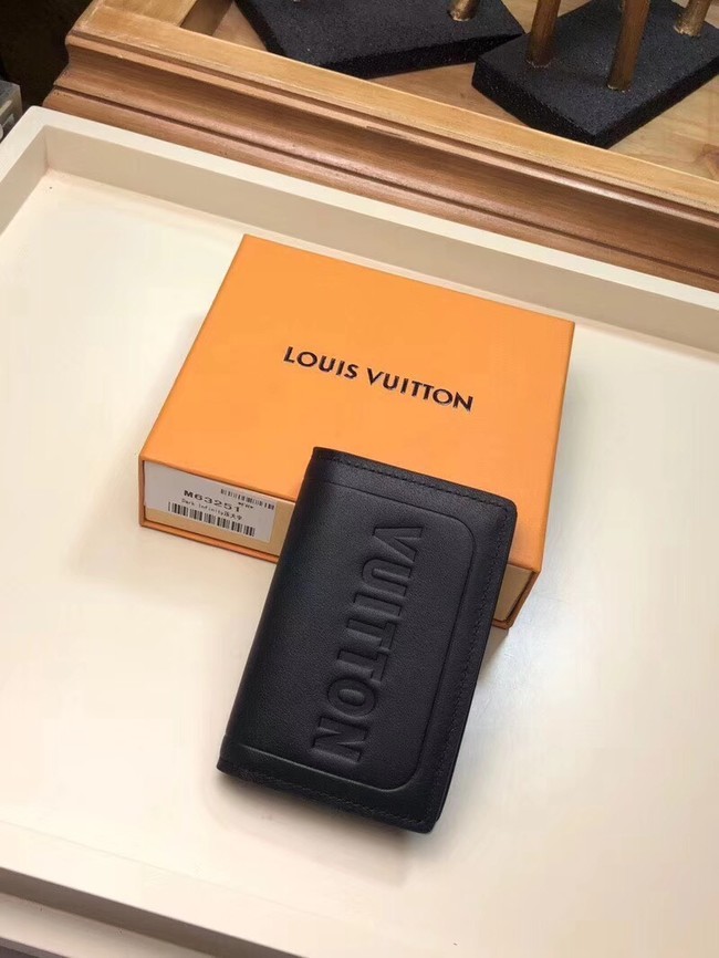 Replica Designer Louis Vuitton POCKET ORGANIZER M63251 black HY17551Bb80