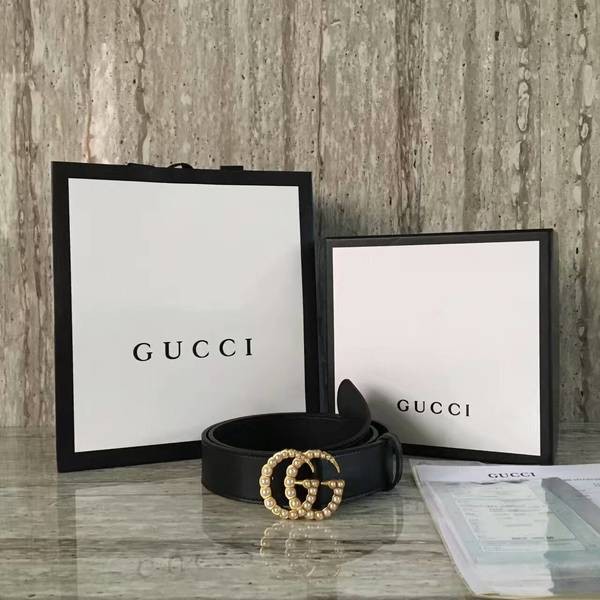 Replica Fashion Gucci Original Calf Leather 2.5CM Belt 68883A HY21483HM85