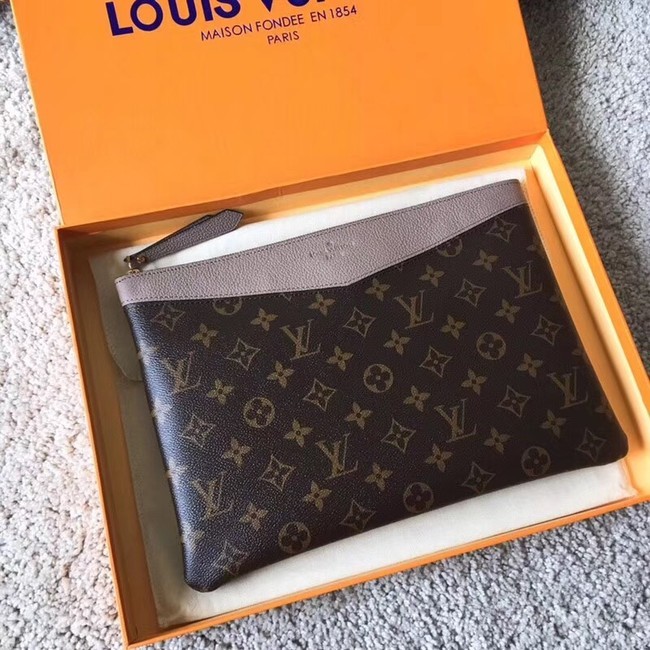 Replica Fashion Louis vuitton original Monogram Canvas DAILY POUCH M62048 grey HY10533HM85