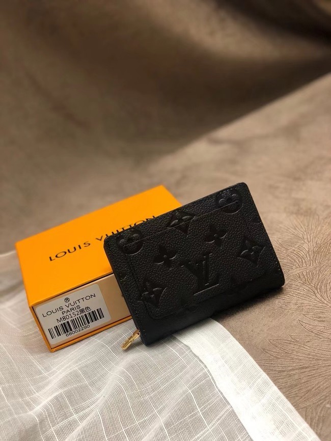 Replica Fashion Louis Vuitton Original Monogram Empreinte CLEA WALLET M80152 black HY19681yI43