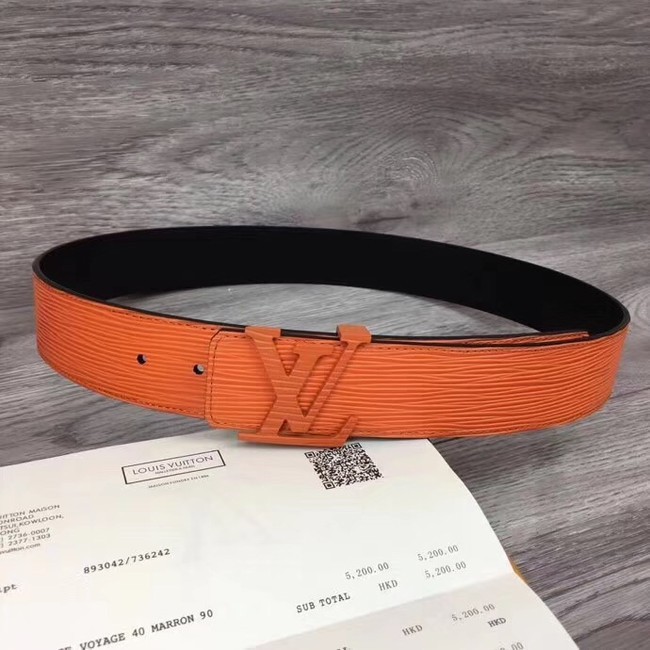 Replica Louis Vuitton INITIALES 40MM BELT M0035S orange HY19715CQ60