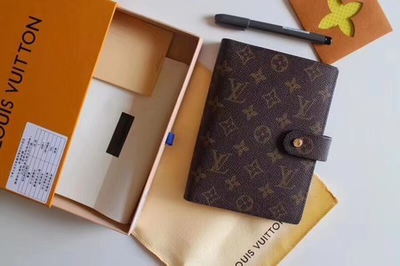 Replica Louis Vuitton Monogram Canvas Original leather Notebook 20004 HY24750iu55
