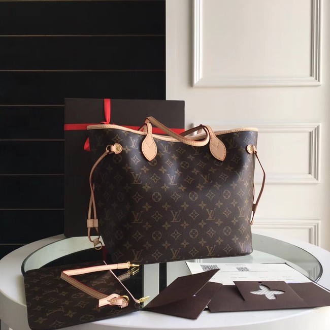 Replica Louis Vuitton Monogram Canvas Original NEVERFULL MM M40997 yellow HY22536cK54