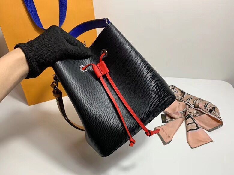 Replica Louis Vuitton Original Epi Leather Neonoe BB Bag M53612 Black HY20025Fi42