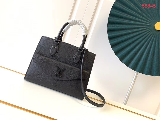 Replica Louis Vuitton Original LOCKME TOTE M55845 black HY16200HB48