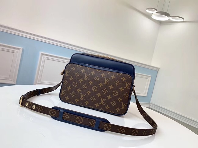 Replica Louis vuitton original monogram canvas Shoulder Bag M51478 blue HY220rH96
