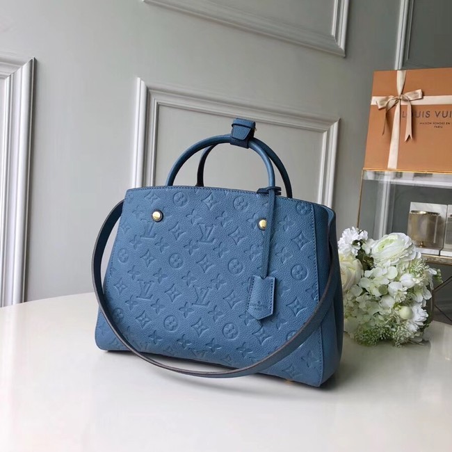 Replica Louis vuitton original MONTAIGNE MM M44311 blue HY26318BJ25