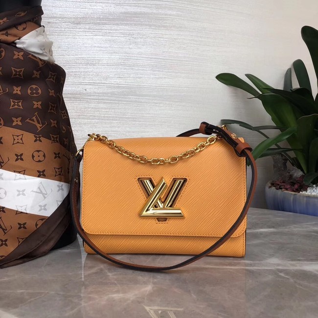 Replica Louis vuitton original TWIST MM M53597 yellow HY7283Vi77
