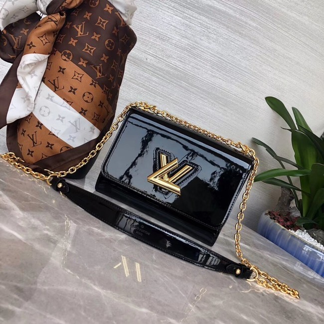 Replica Louis vuitton original TWIST MM V M50280 black HY9075Fi42
