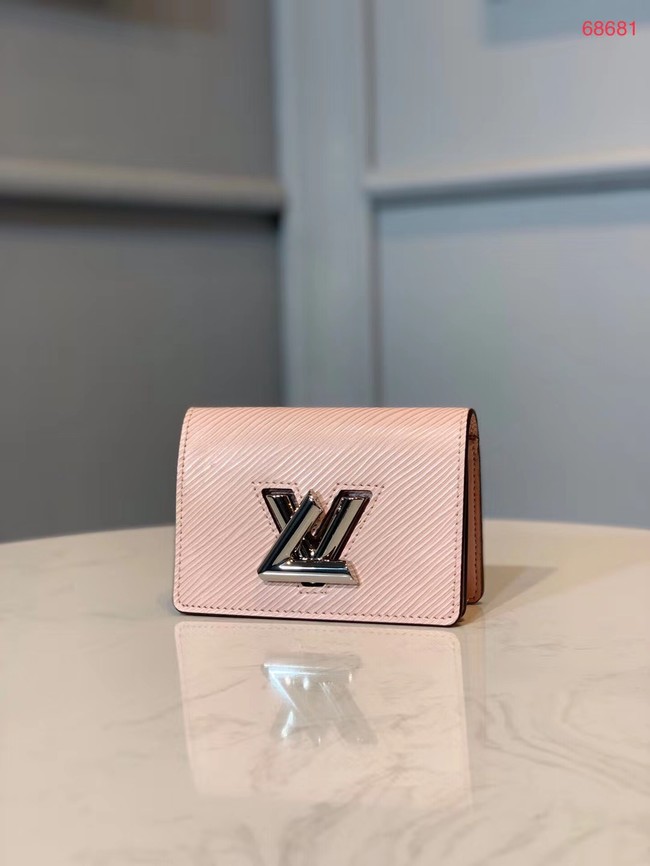 Replica Louis vuitton original TWIST MULTICARTES card holder M68681 pink HY9054UD97