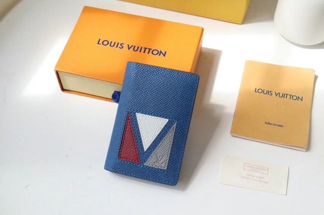 Replica Louis Vuitton POCKET ORGANIZER M30787 blue HY10269Jw87