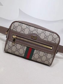 Replica Top Gucci GG original canvas ophidia supreme small Pocket 517075 brown HY8235ll80