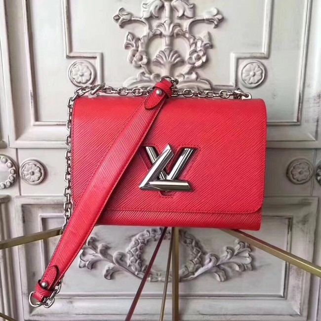 Top Louis vuitton original epi leather TWIST MM M50332 red HY8457lE56