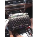2017 Chanel Leboy Original Deerskin Leather 67087 Black HY17853Nw52