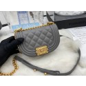 AAA 1:1 CHANEL MESSENGER BAG MINI BOY AS3315 gray HY24492yF79