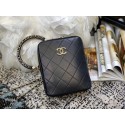 AAA 1:1 Chanel Original Small Sheepskin camera bag AS1753 black HY24547vi59