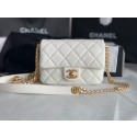 AAA 1:1 Chanel SMALL FLAP BAG AS3369 white HY2282vi59