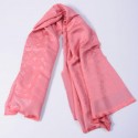 AAA 1:1 Louis Vuitton Scarves Cotton WJLV092 Light Red&Silver HY3322yF79