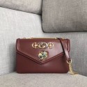 AAA Gucci Rajah medium shoulder bag 537241 Burgundy HY4334zK34