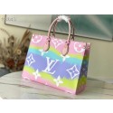 AAA Louis Vuitton ONTHEGO MM M45118 Pink&Blue HY5794zK34