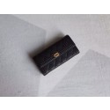 AAA Replica Chanel Boy Matelasse Long Wallet Calfskin Leather CHA5264 Black HY12197cf50