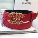 AAA Replica Chanel Calf Leather Belt Wide with 32mm 56608 HY1758VB75