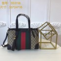 AAA Replica Gucci GG Supreme Canvas Tote Bag 353116 Coffee HY5408VB75