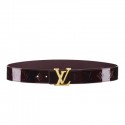 AAA Replica Louis Vuitton Facettes Monogram Vernis Belt M9874U HY19278VB75