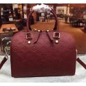 AAA Replica Louis Vuitton Monogram Empreinte Speedy 30 Bag M40762 Burgundy HY4532cf50
