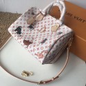 AAA Replica Louis Vuitton SPEEDY 30 BANDOULIERE M44401 white HY25337cf50