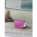 AAA Replica Louis vuitton WALLET ON STRAP BUBBLEGRAM M81125 Fuchsia HY22198VB75