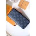 AAA Replica Louis Vuitton ZIPPY WALLET VERTICAL M62295 Navy Blue HY11978VB75