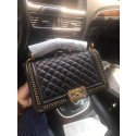 AAAAA Boy Chanel Flap Bag Original Calfskin Leather A67086B Black HY18862Qa67