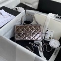 AAAAA Imitation Chanel Flap Original Lambskin Leather Shoulder Bag AS1665 silver HY3952Sy67