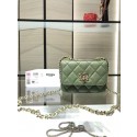 AAAAA Imitation Chanel mini Flap Shoulder Bag Original leather AP2301 green HY22202Sy67