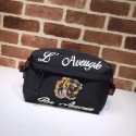 AAAAA Imitation Gucci GG original canvas supreme waist pack 477085 black HY24392Sy67