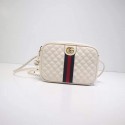 AAAAA Imitation Gucci Laminated leather small shoulder bag 51060 white HY23066oT91