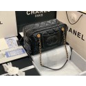 Best 1:1 Chanel Grosse Bowling Tasche Original Leather Bag AS2229 Black HY5780eT55