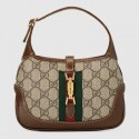 Best 1:1 Gucci Jackie 1961 mini hobo bag 637092 brown HY23195OR71