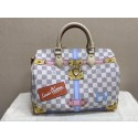 Best 1:1 Louis Vuitton Damier Azur Canvas original speedy 30 B41112 HY20745eT55