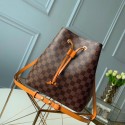 Best Louis Vuitton Damier Ebene NEONOE N40198 yellow HY9246Ml87