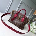 Best Louis vuitton FLOWER ZIPPED TOTE BB M44351 Lie de Vin HY7822kr25