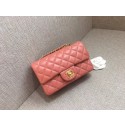 Best Quality Imitation Chanel Classic MINI Flap Bag original Sheepskin Leather A1116 pink gold chain HY22793dK58