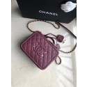 Best Replica Chanel Original Leather Medium Cosmetic Bag 93443 Wine HY16258zU69