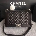 Boy Chanel Flap Bags Original Sheepskin Leather A67088 Black HY8207xh67
